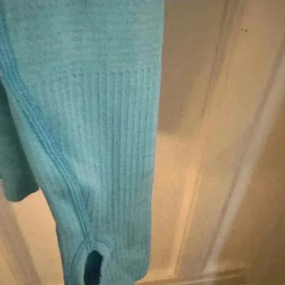 Lululemon swiftly long sleeve athletic tee blue/green size 6 - Picture 4 of 9